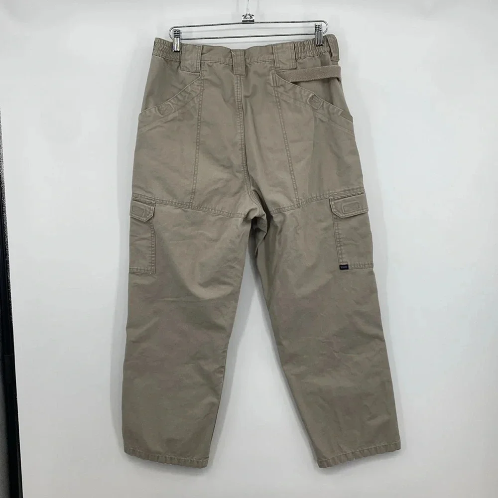 5.11 Tactical Series Canvas Pants Mens 36x30 Cream‎ 100% Cotton Cargo